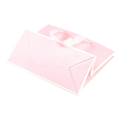 Rectangle Paper Bags with Rope Handles CARB-L011-02B-04-1