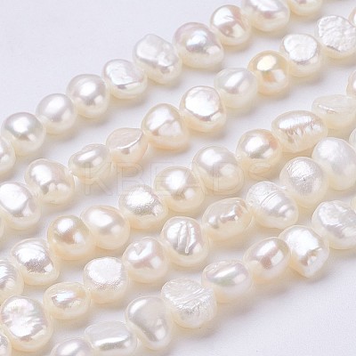 1 Strand Natural Cultured Freshwater Pearl Beads Strands PEAR-PH0001-18-1