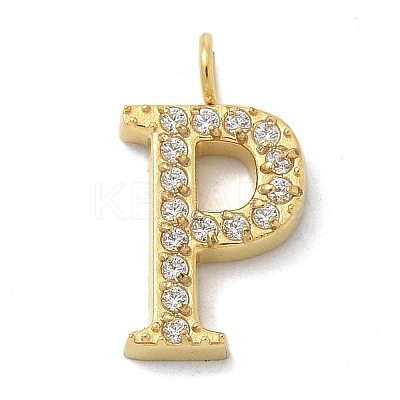 Ion Plating(IP) 304 Stainless Steel Micro Pave Cubic Zirconia Pendants STAS-Z107-03G-15-1