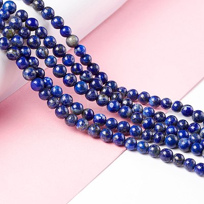 Natural Lapis Lazuli Beads Strands X-G-F561-5mm-G-1