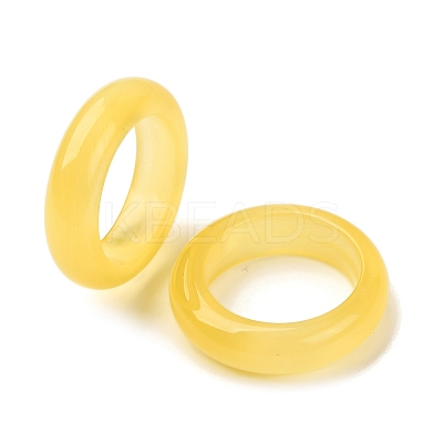 Cat Eye Finger Rings RJEW-G363-01B-16-1