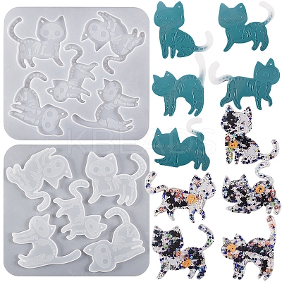 DIY Silicone Pendant Molds SIMO-PW0016-37-1