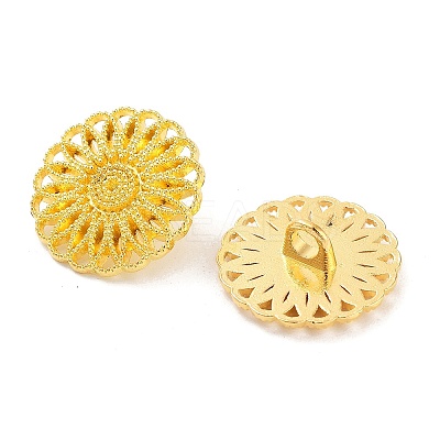 Tibetan Style Shank Buttons TIBE-R179-RG-LF-1