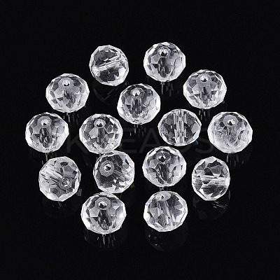 Baking Paint Transparent Glass Beads GLAA-N011-10mm-02-1
