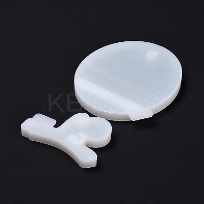 DIY Mobile Phone Holders Silhouette Silicone Statue Mold DIY-I081-11-1