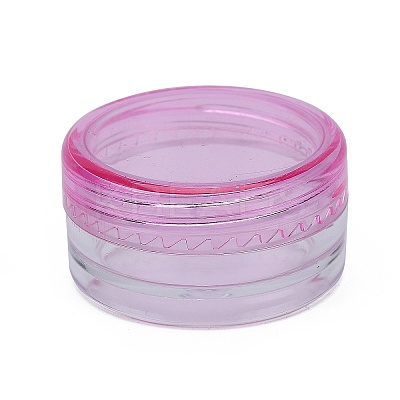 3G Plastic Empty Portable Facial Cream Jar X-MRMJ-WH0020-01B-1