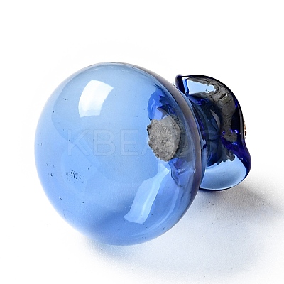 Lucky Bag Shape Glass Cork Bottles Ornament AJEW-A039-02H-1