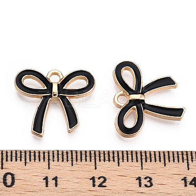 Light Gold Plated Alloy Pendants ENAM-T009-40C-1