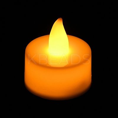 Plastic Flameless LED Tea Light Candles LS-AJEW-H123-01B-1