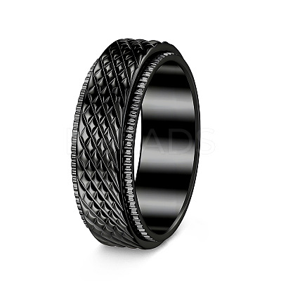 304 Stainless Steel Rotatable Finger Rings WG64A7A-04-1