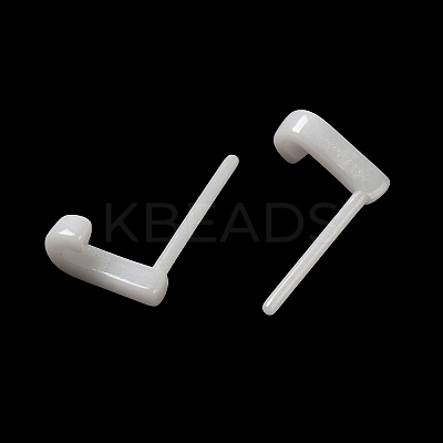 Hypoallergenic Bioceramics Zirconia Ceramic Stud Earrings EJEW-F340-04J-1