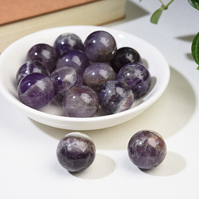 Natural Amethyst Crystal Ball PW-WG58492-01-1
