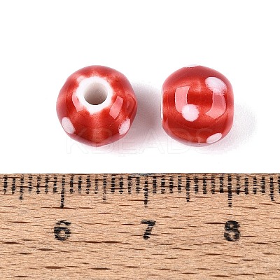 Handmade Porcelain Beads PORC-Q008-04B-1