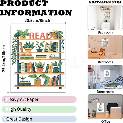 Rectangle with Face Pattern Paper DIY-WH0349-119-019-1