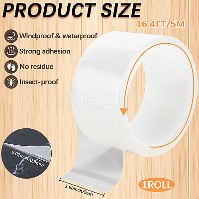 PET Adhesive Tape for Door AJEW-WH20006-122D-1