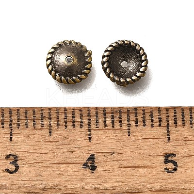 Rack Plating Bead Caps KK-M313-01AB-1