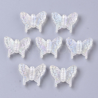 Transparent Acrylic Beads X-MACR-S361-35E-1