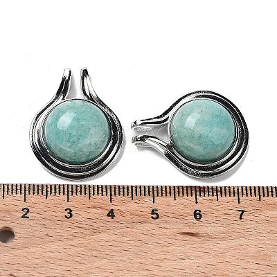 Natural Amazonite Pendants G-M405-06P-08-1
