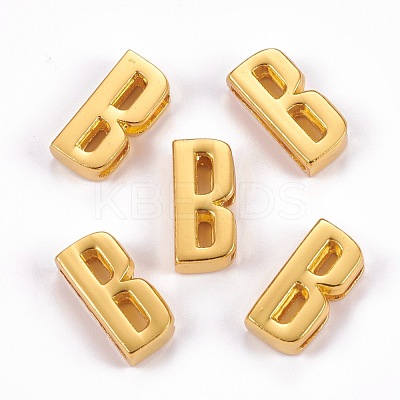 Alloy Slide Charms PALLOY-I201-01G-B-1