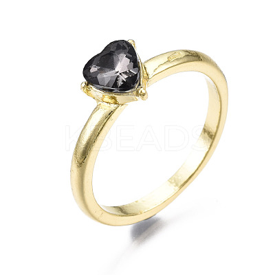 Rack Plating Alloy Cubic Zirconia Finger Rings RJEW-T011-35LG-RS-1