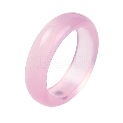 Dyed & Heated Natural Agate Finger Rings for Women RJEW-Z075-02E-1