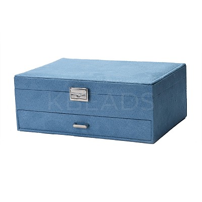 Velvet & Wood Jewelry Boxes VBOX-I001-04D-1
