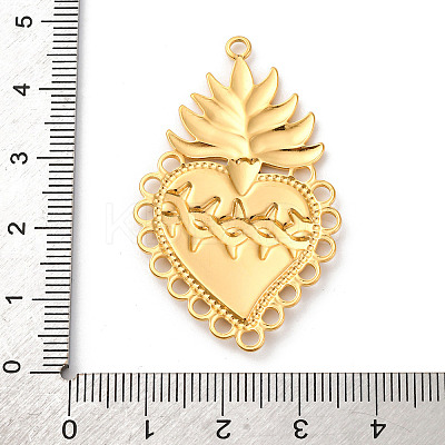 304 Stainless Steel Enamel Pendants STAS-D362-01G-06-1