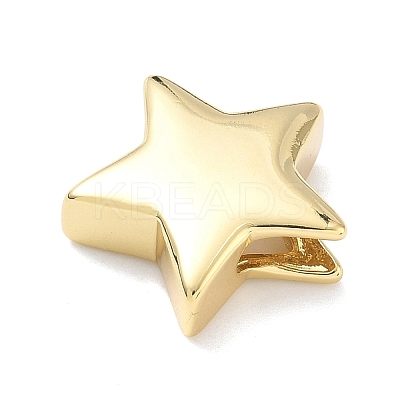 Star Brass Slide Charms LS-KK-P349-18A-G-1