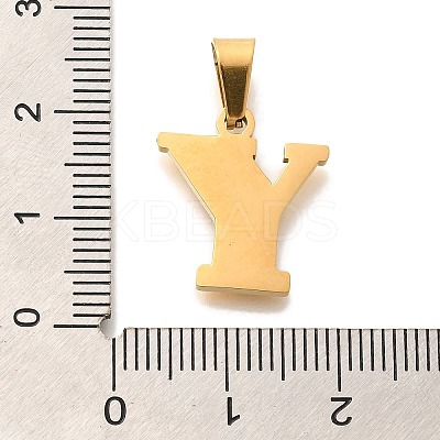 Ion Plating(IP) 304 Stainless Steel Rhinestone Pendants STAS-U035-01G-Y-1