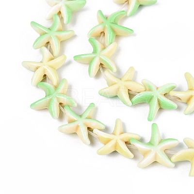 Synthetic Turquoise Dyed Beads Strands G-P507-04T-1