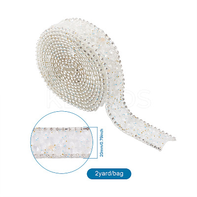 2 Yards Hotfix Rhinestone Tape DIY-BT0001-33-1