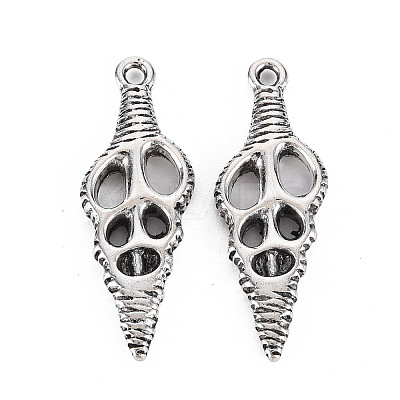 Tibetan Style Alloy Pendants PALLOY-T075-138AS-RS-1
