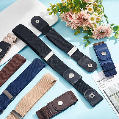 12Pcs PU Leather Elastic Invisible Belt FIND-WR0010-33-1