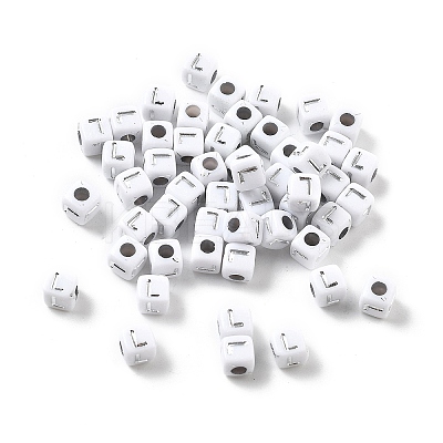 Opaque Acrylic Beads OACR-D282-06L-1