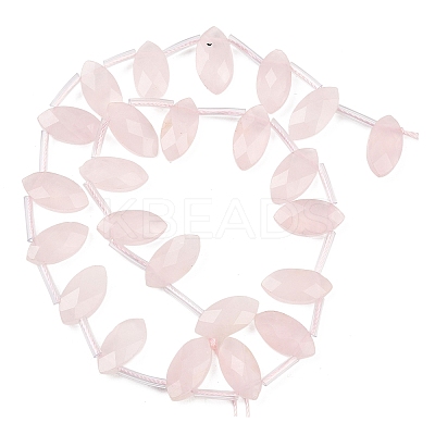 Natural Madagascar Rose Quartz Beads Strands G-P607-A06-01-1