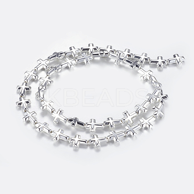 Non-magnetic Synthetic Hematite Beads Strands G-P338-23A-8x10mm-S-1