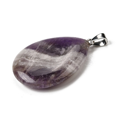 Natural Amethyst Pendants G-F820-14P-08-1