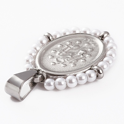316 Surgical Stainless Steel Pendants STAS-H141-A11-P-1