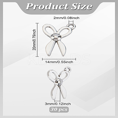 30Pcs Scissor Tibetan Style Zinc Alloy Pendants TIBEP-LP0001-21-1
