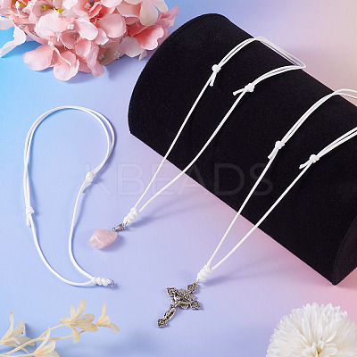 Eco-Friendly Korean Waxed Polyester Braided Adjustable Necklace Makings NJEW-TAC0015-02-1