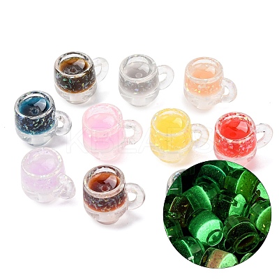 Luminous Transparent Resin Beads RESI-B039-15-1