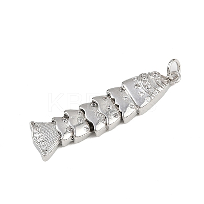 Brass Micro Pave Cubic Zirconia Pendants KK-A269-19P-1