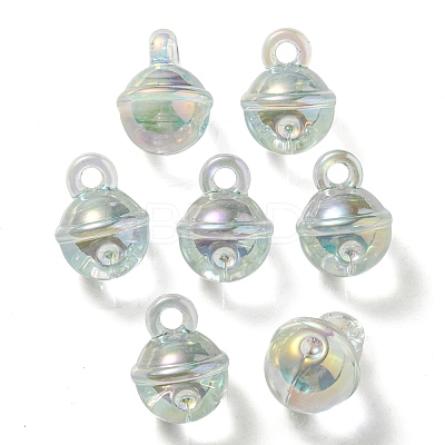 UV Plating Rainbow Iridescent Transparent Acrylic Pendant OACR-P010-06A-1