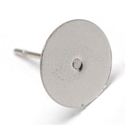 Tarnish Resistant 304 Stainless Steel Stud Earring Findings STAS-T001-14-1