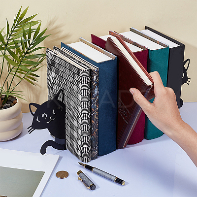 1 Bag Cat Iron Book Holder Stand ODIS-PB0001-04-1