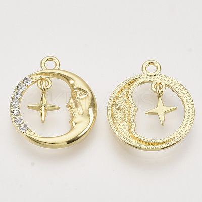 Alloy Pendants ALRI-N035-10-1