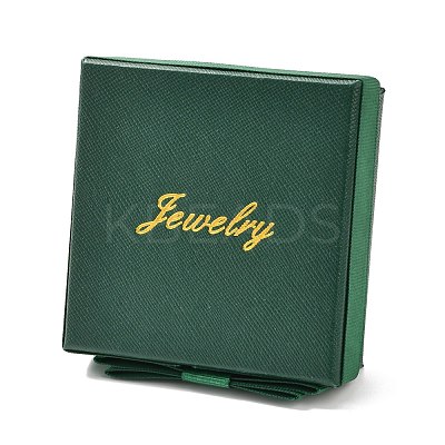Square & Word Jewelry Cardboard Jewelry Boxes CBOX-C015-01C-02-1