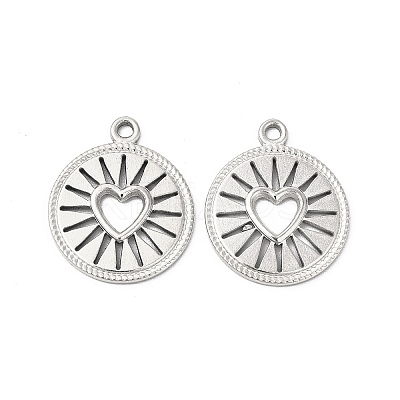 Non-Tarnish 304 Stainless Steel Pendants STAS-L268-013P-1