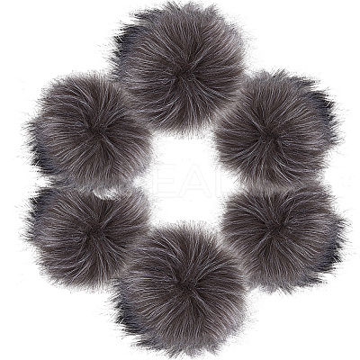 Faux Fox Fur Soft Pompom Ball DIY-WH20002-620A-05-1