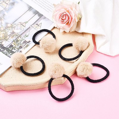 Imitation Wool Girls Hair Accessories OHAR-S190-17F-1